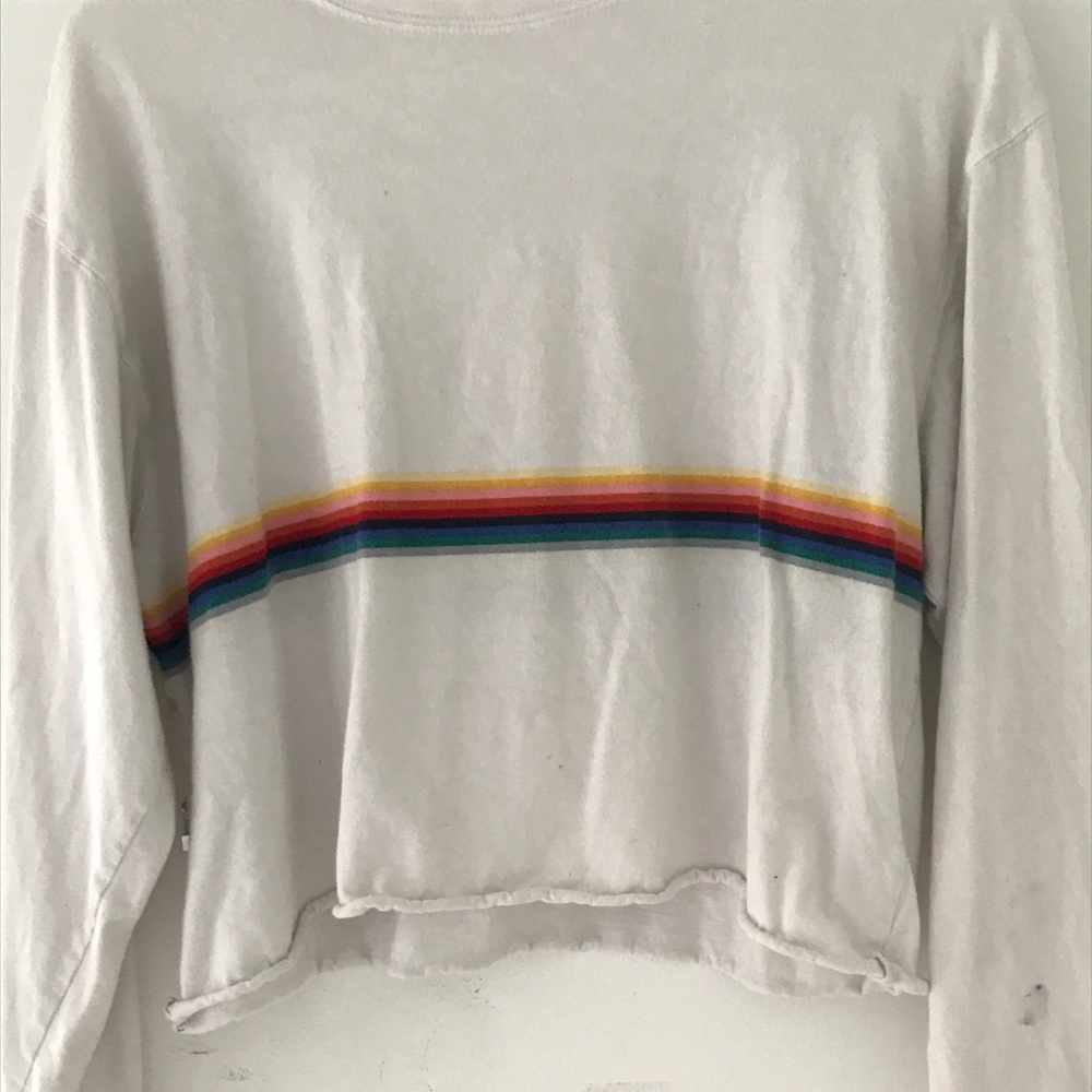 john halt rainbow long sleeve tee